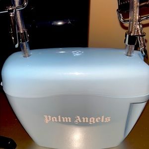 Sky blue padlock bag